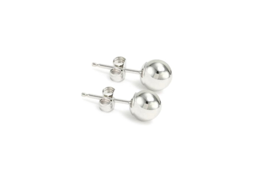 Sterling Silver Ball Earrings