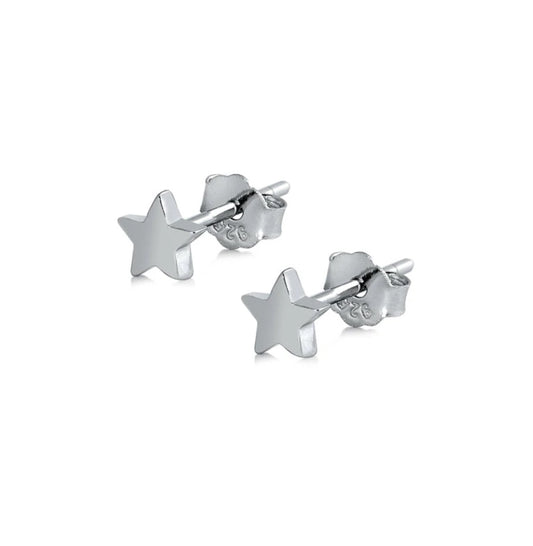 Sterling Silver Star Earrings