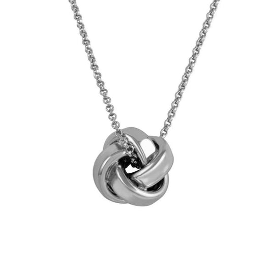 Sterling Silver Knot Necklace